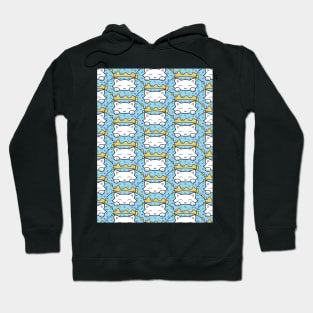 Cats eating donuts pattern Hoodie